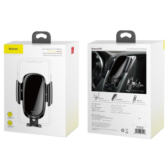 Baseus Future Gravity | Uchwyt grawitacyjny samochodowy do telefonu na kratkę nawiewu