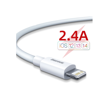 Baseus Simple Wisdom | Zestaw 2 kabli USB - Lightning do Apple iPhone 2.4A 1.5m