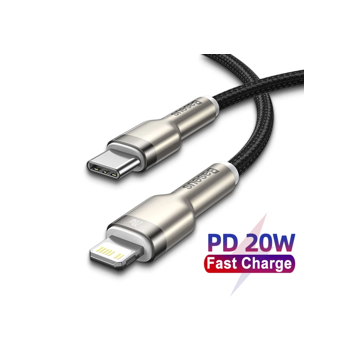 Baseus Cafule Metal | Kabel USB-C Lightning PD 20W do iPhone iPad  2m