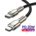 Baseus Cafule Metal | Kabel USB-C Lightning PD 20W do iPhone iPad  2m