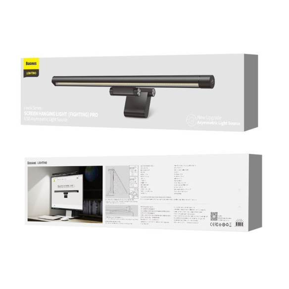 Baseus I-Wok Series Pro | Lampka biurkowa na monitor LED USB