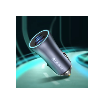 Baseus Golden Pro | Ładowarka samochodowa USB USB-C Power Delivery QC 4.0 40W