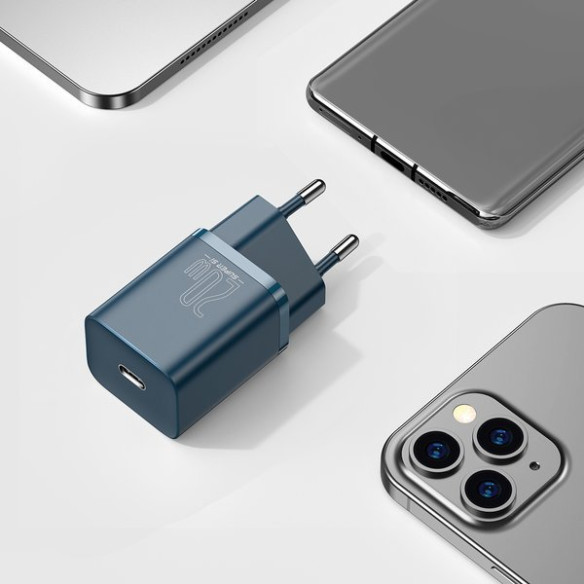 Baseus Super Si | Ładowarka sieciowa USB-C PD 20W + kabel Lightning 1m do iPhone 