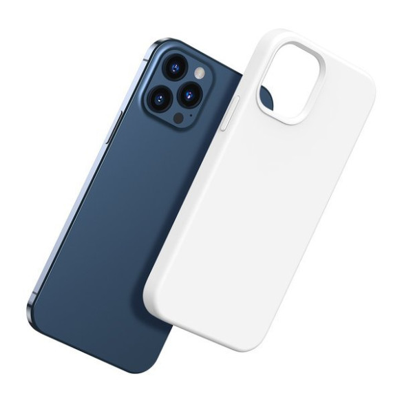 Baseus Liquid Silica Magnetic Case | Etui magnetyczne Mag Case obudowa do iPhone 12 / 12 Pro 6.1'' *EOL