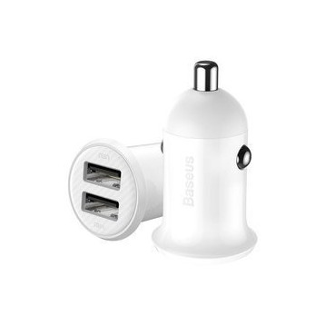 Baseus Grain Pro | Ładowarka samochodowa 2x USB 4.8A 24W