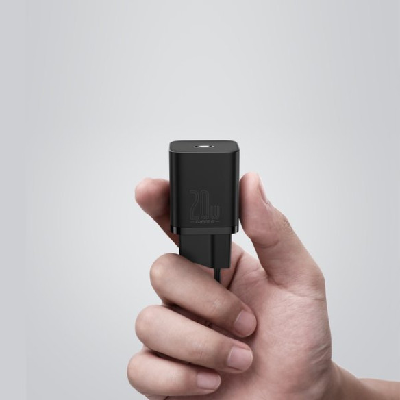 Baseus Super Si | Ładowarka sieciowa USB-C Type-C PD QC3.0 20W
