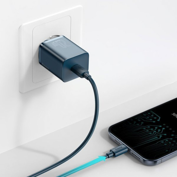Baseus Super Si | Ładowarka sieciowa zasilacz USB-C Type-C 20W Power Delivery