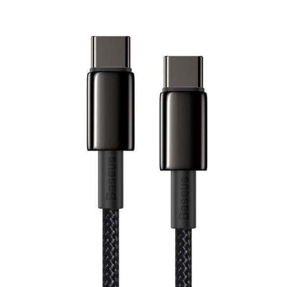 Baseus Tungsten Gold | Kabel Type-C USB-C 100W 5A Huawei SCP Quick Charge 4.0 PD Samsung AFC 1m