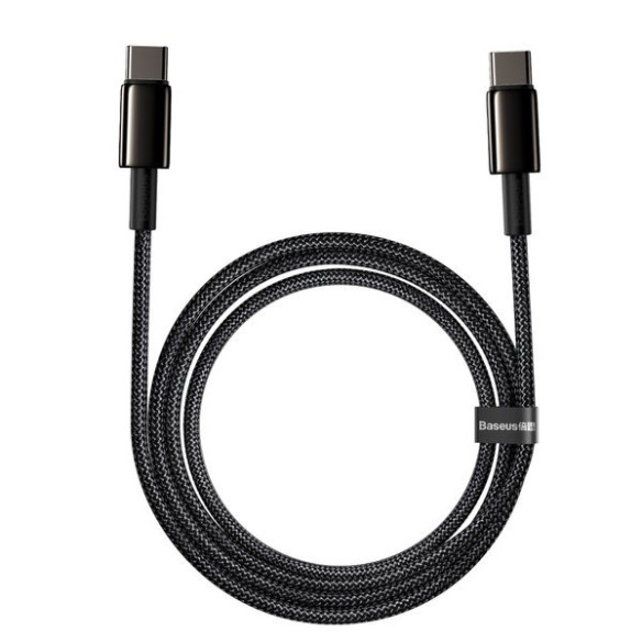 Baseus Tungsten Gold | Kabel Type-C USB-C 100W 5A Huawei SCP Quick Charge 4.0 PD Samsung AFC 2m