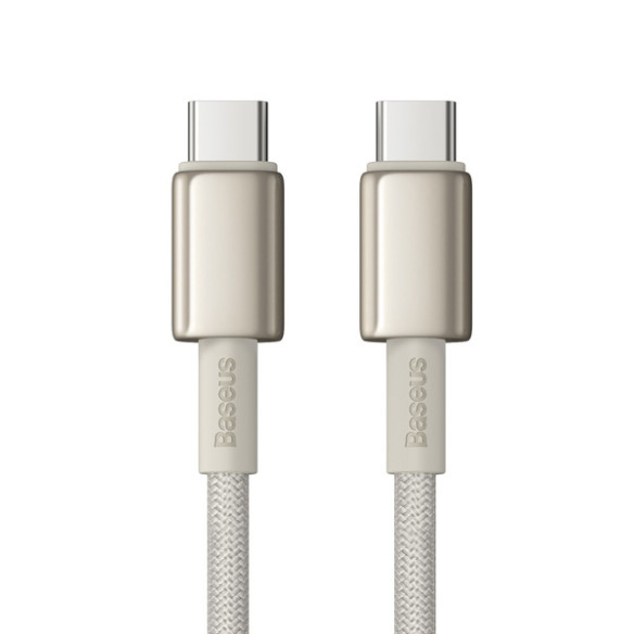 Baseus Tungsten Gold | Kabel przewód Type-C USB-C 100W 5A Power Delivery 1m