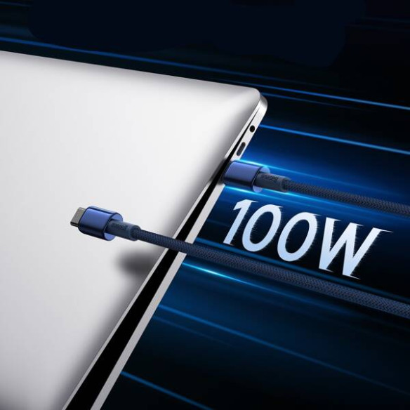 Baseus Tungsten Gold | Kabel przewód Type-C USB-C 100W 5A Power Delivery 2m