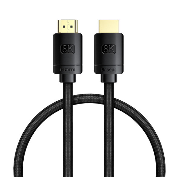 Baseus High Definition | Kabel HDMI 2.1 8K 60Hz UHD 3D dynamiczny HDR 0,5m