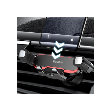 Baseus Lateral Gravity | Uchwyt samochodowy grawitacyjny do telefonu na kratkę nawiewu