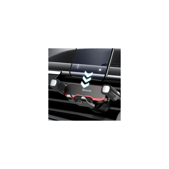 Baseus Lateral Gravity | Uchwyt samochodowy grawitacyjny do telefonu na kratkę nawiewu