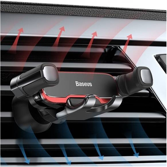 Baseus Lateral Gravity | Uchwyt samochodowy grawitacyjny do telefonu na kratkę nawiewu