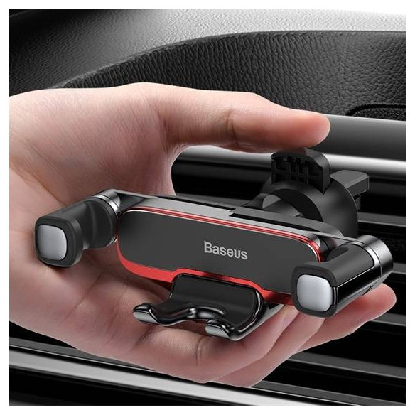 Baseus Lateral Gravity | Uchwyt samochodowy grawitacyjny do telefonu na kratkę nawiewu