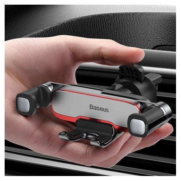 Baseus Lateral Gravity | Uchwyt samochodowy grawitacyjny do telefonu na kratkę nawiewu