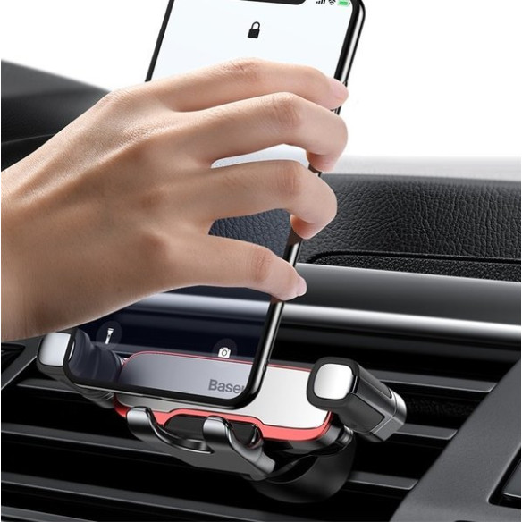 Baseus Lateral Gravity | Uchwyt samochodowy grawitacyjny do telefonu na kratkę nawiewu
