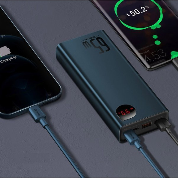 Baseus Adaman 65W | Power Bank USB USB-C 65W QC 4.0 PD Huawei SCP 5A Samsung AFC