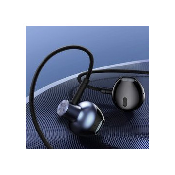 Baseus H19 | Słuchawki douszne przewodowe Mini Jack 3,5mm z mikrofonem HD