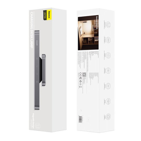 Baseus Magnetic Stepless | Lampka biurkowa bezprzewodowa LED