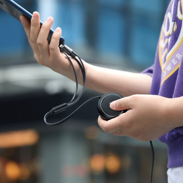 Baseus Golden Loop | Kabel 3w1 USB - Lightning Micro USB USB-C z regulacją długości