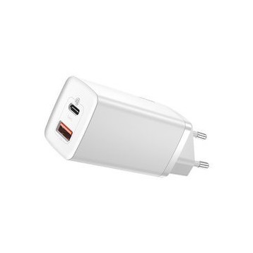 Baseus GaN2 Lite | Ładowarka sieciowa USB USB-C QC 4.0 Samsung AFC PD Huawei SCP 65W