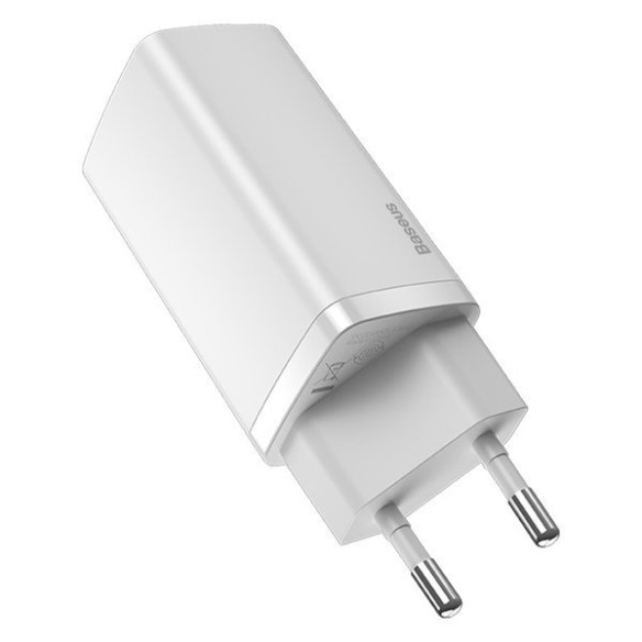 Baseus GaN2 Lite | Ładowarka sieciowa USB USB-C QC 4.0 Samsung AFC PD Huawei SCP 65W