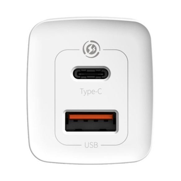 Baseus GaN2 Lite | Ładowarka sieciowa USB USB-C QC 4.0 Samsung AFC PD Huawei SCP 65W