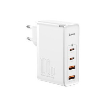 Baseus GaN2 Pro | Szybka ładowarka sieciowa, zasilacz 4 porty USB-A + USB-C 100W PD 