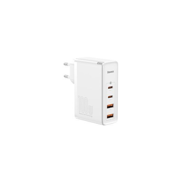 Baseus GaN2 Pro | Szybka ładowarka sieciowa, zasilacz 4 porty USB-A + USB-C 100W PD 