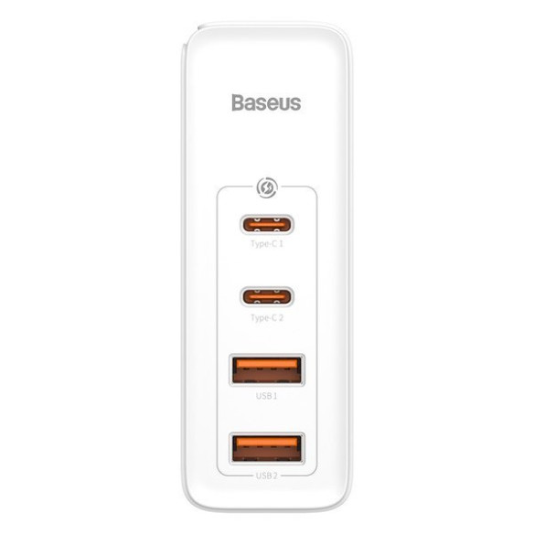 Baseus GaN2 Pro | Szybka ładowarka sieciowa, zasilacz 4 porty USB-A + USB-C 100W PD 