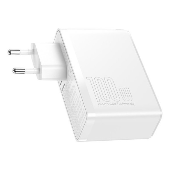 Baseus GaN2 Pro | Szybka ładowarka sieciowa, zasilacz 4 porty USB-A + USB-C 100W PD 