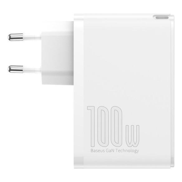 Baseus GaN2 Pro | Szybka ładowarka sieciowa, zasilacz 4 porty USB-A + USB-C 100W PD 