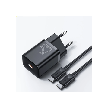 Baseus Super Si Sets | Ładowarka sieciowa + kabel USB-C 25W QC3.0 PD