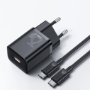 Baseus Super Si Sets | Ładowarka sieciowa + kabel USB-C 25W QC3.0 PD