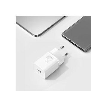 Baseus Super Si Sets | Ładowarka sieciowa + kabel USB-C 25W QC3.0 PD