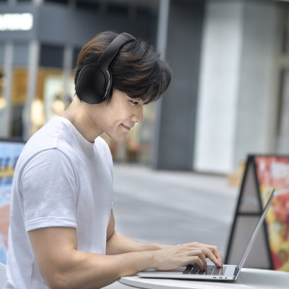 Baseus Encok D02 Pro | Słuchawki bezprzewodowe nauszne Bluetooth 5.0 / Mini Jack EOL