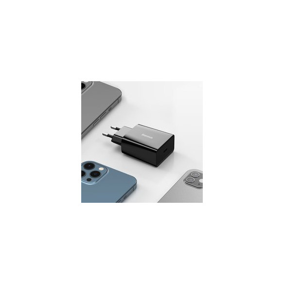 Baseus Speed Mini | Ładowarka sieciowa USB-C 20W Power Delivery QC 3.0