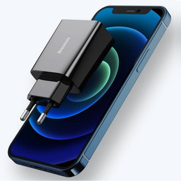 Baseus Speed Mini | Ładowarka sieciowa USB-C 20W Power Delivery QC 3.0