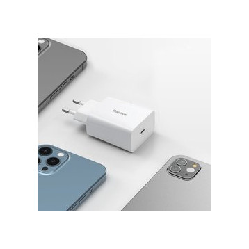 Baseus Speed Mini | Ładowarka sieciowa USB-C 20W Power Delivery QC 3.0