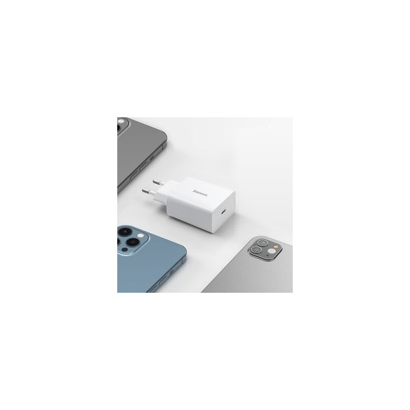 Baseus Speed Mini | Ładowarka sieciowa USB-C 20W Power Delivery QC 3.0