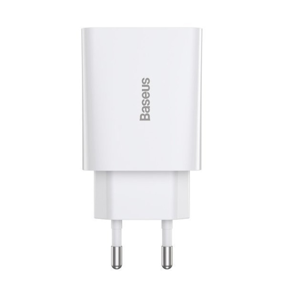 Baseus Speed Mini | Ładowarka sieciowa USB-C 20W Power Delivery QC 3.0
