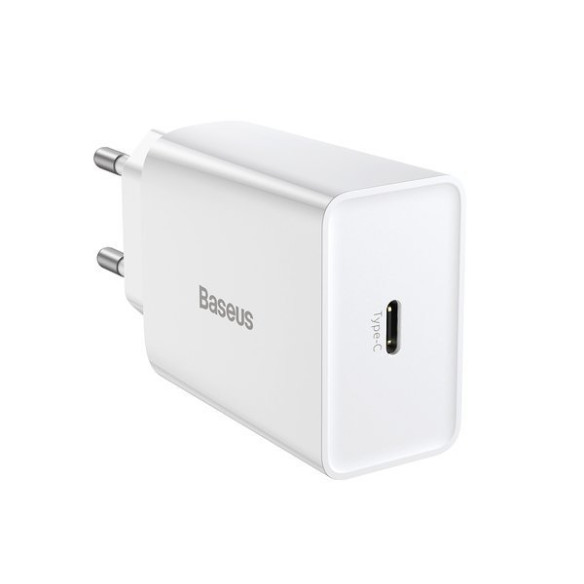 Baseus Speed Mini | Ładowarka sieciowa USB-C 20W Power Delivery QC 3.0