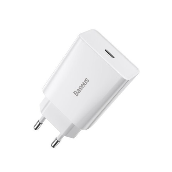 Baseus Speed Mini | Ładowarka sieciowa USB-C 20W Power Delivery QC 3.0