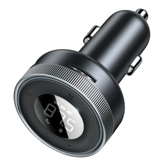 Baseus Enjoy Car | Transmiter FM AUX Bluetooth 5.0 Ładowarka samochodowa 2x USB 