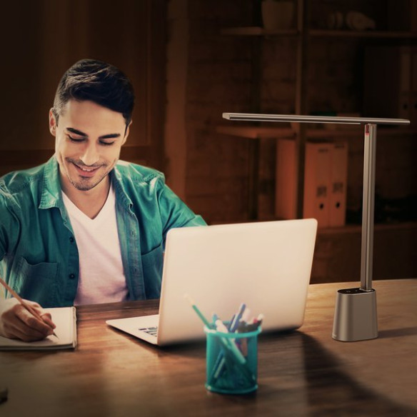 Baseus Smart Eye | Bezprzewodowa lampka biurkowa z czujnikiem światła LED