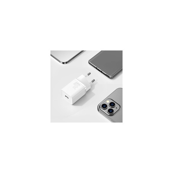 Baseus Super Si | Ładowarka sieciowa zasilacz 30W USB-C Power Delivery Quick Charge QC 3.0