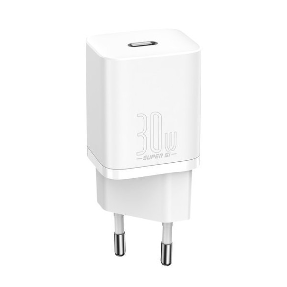 Baseus Super Si | Ładowarka sieciowa zasilacz 30W USB-C Power Delivery Quick Charge QC 3.0