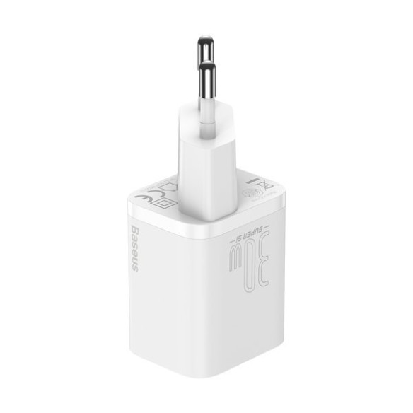 Baseus Super Si | Ładowarka sieciowa zasilacz 30W USB-C Power Delivery Quick Charge QC 3.0